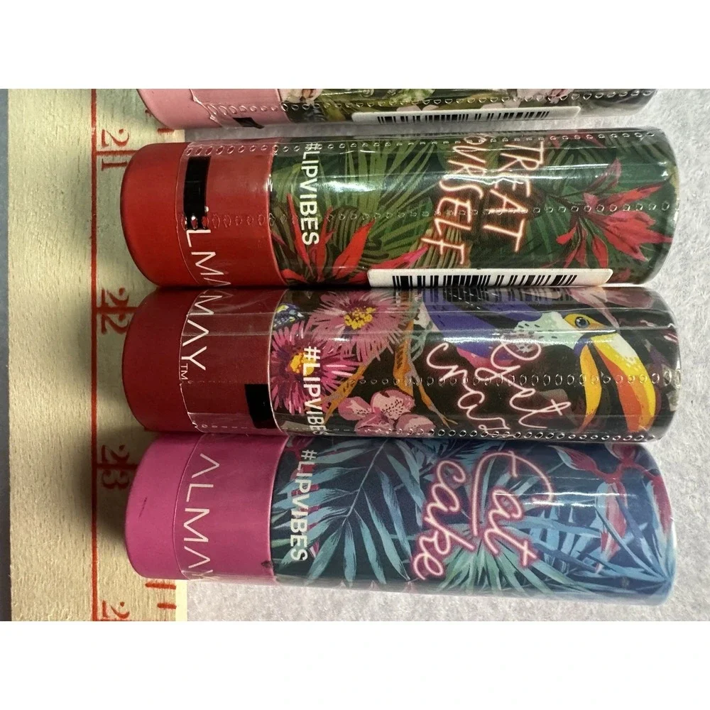 (7) Almay Lip Vibe Lipstick 0.14 oz Each Sealed Unique Colors No Repeats